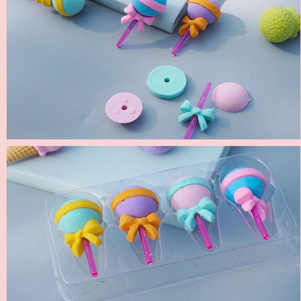 Pineapple 4pcs Eraser set Donat Baru Kartun Icecream