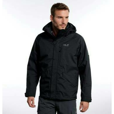 LIMITED Jack Wolfskin (JWS) Hampton 3in1 Texapore Jacket - Size M Black