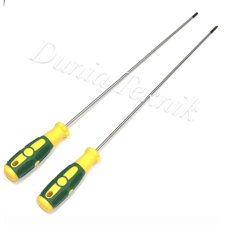 Obeng Panjang Set 2 Pcs Min Plus Obeng 12” Obeng Setting Karburator Stel Karburator Obeng Elektronik