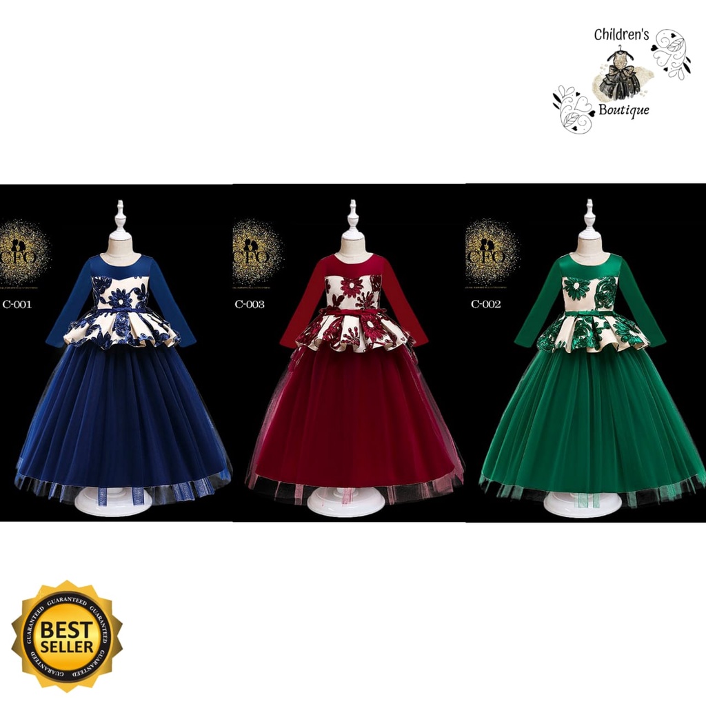 Setelan Anak Perempuan Rok Panjang Tutu Usia 2-12 Tahun Import Setelan Rok Tutu Anak