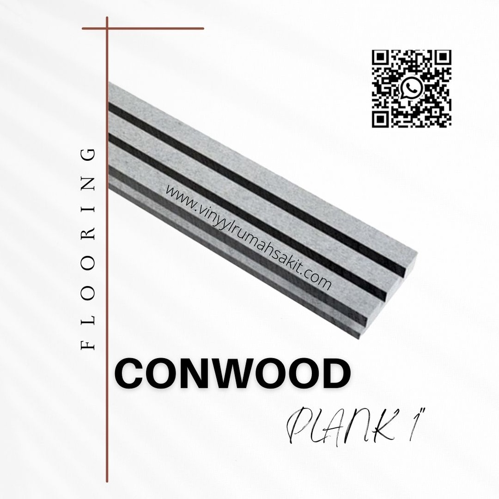 Conwood Plank 1" - Flooring Lantai Kayu Untuk Lantai dan Dinding
