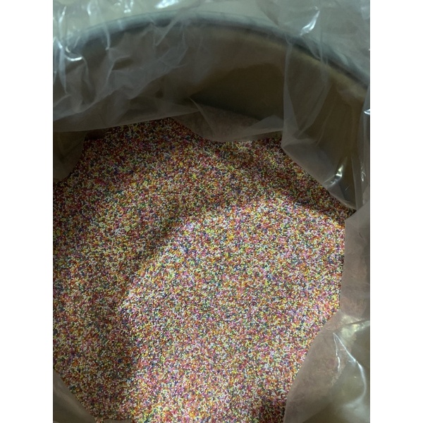 

springkel sepringkel trimit butiran pasir toping kue 250gram
