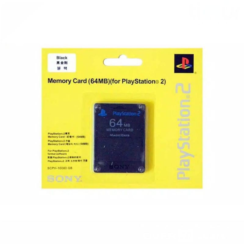 Memory card PS2 64mb Hitam