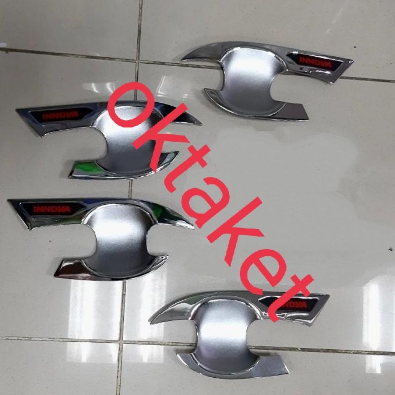 cover outer innova lama grand innova 2005-2015 hitam chrome