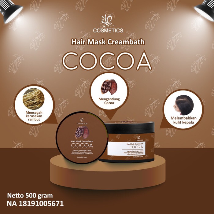 COCOA SYB FORTE HAIR MASK CREAMBATH BPOM / hair mask crembath syb