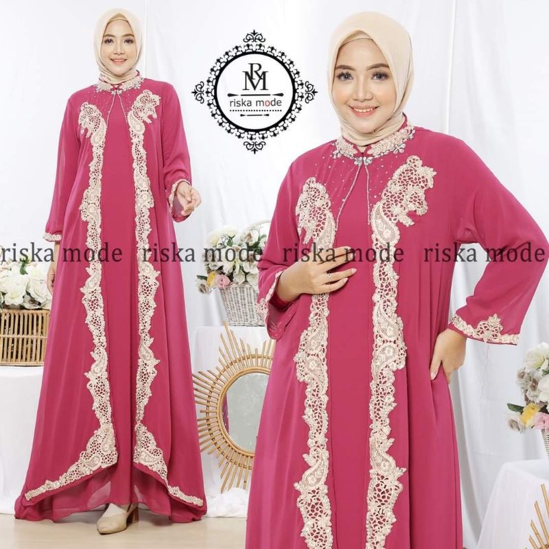 GAMIS LEBARAN MEWAH/GAMIS KAFTAN BORDIR/GAMIS LEBARAN TERKINI