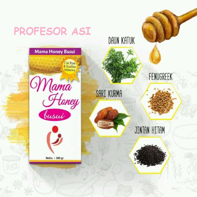 MAMA HONEY BUSUI MADU PELANCAR ASI BOOSTER PELENGKAP MAMA SOYA