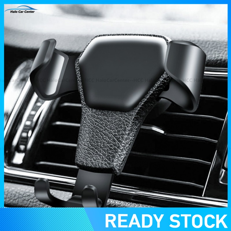 [Ready Stock]Universal Car Phone Holder For Phone In Car Air Vent Mount Stand Smartphone Gravity Bracket