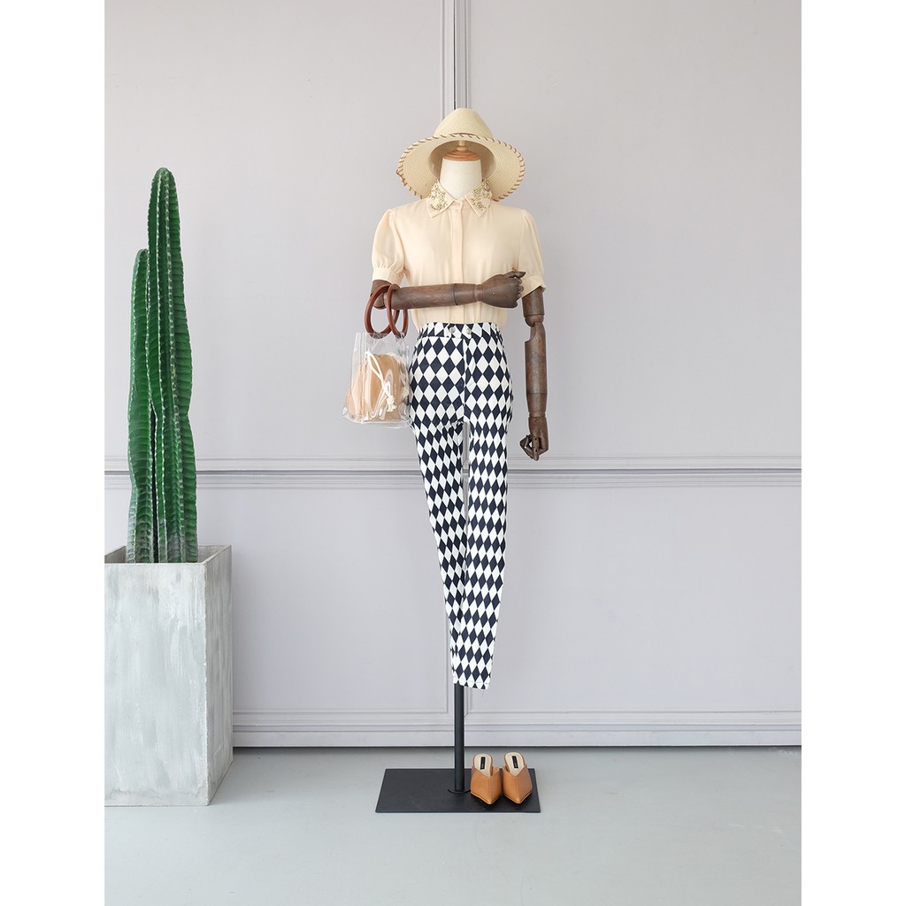 Yuan Market - Celana Bahan Stripe Pants Topshop