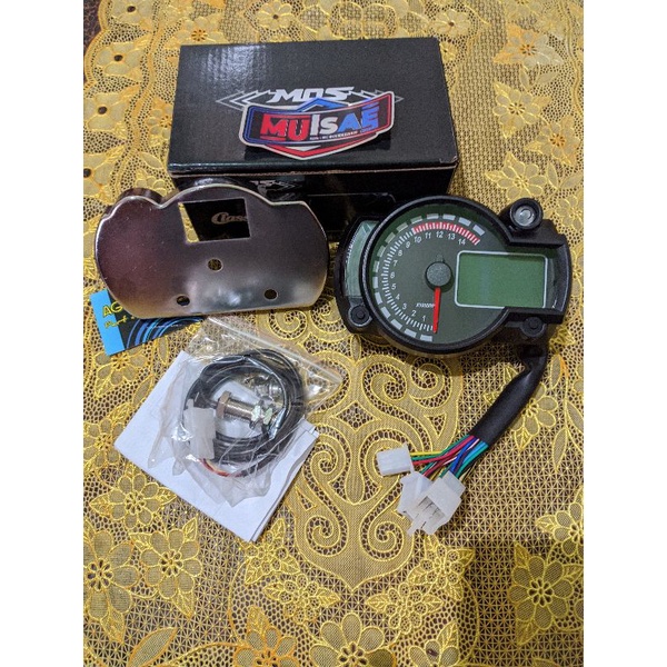 spidometer koso rx2n set dengan cover crom+sensor