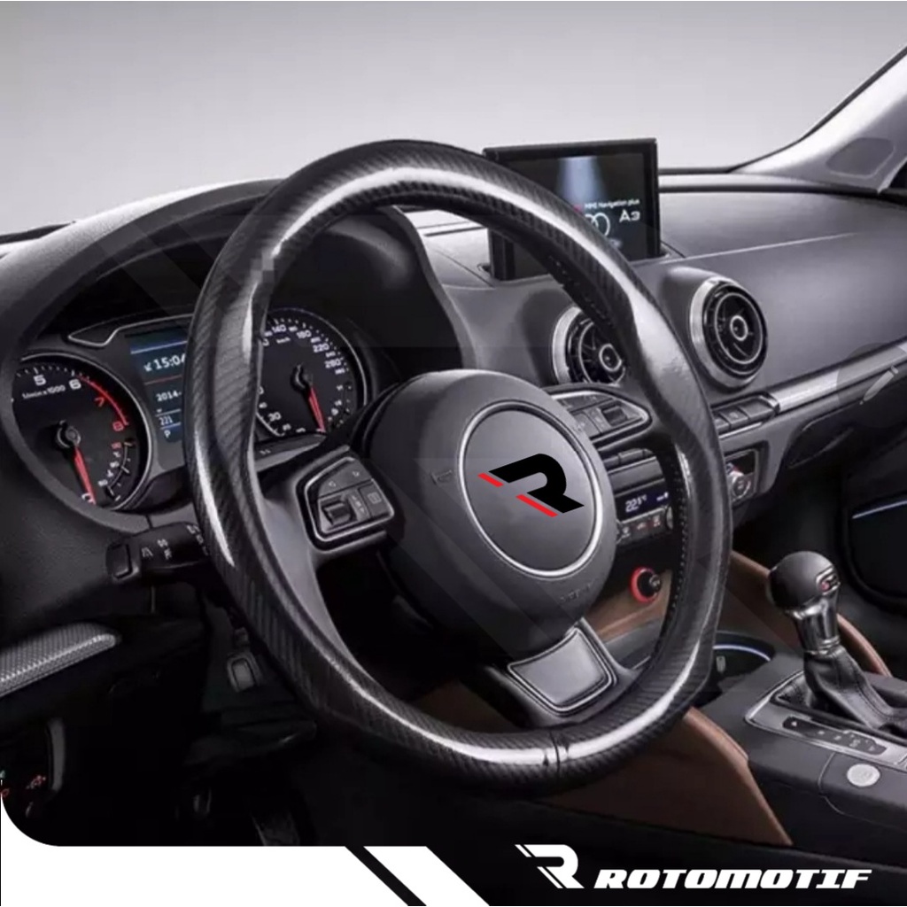 Cover Stir Motif Full Carbon Mobil Mitsubishi Pajero Sport