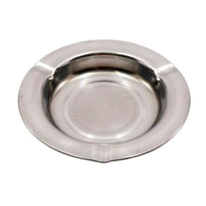 Asbak Stainless Steel Murah Kotak bulat Anti Karat Asbak Rokok