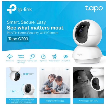 itstore WiFi Camera TP-LINK TAPO C200 - Home Security Cam TPLINK TAPO C200 FHD