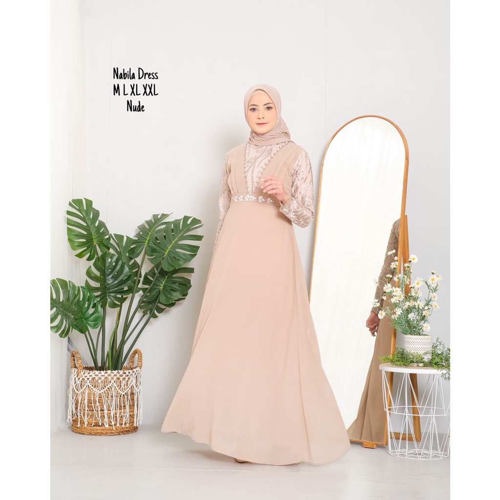 Kebaya Dress Nabila NF / Gamis Kebaya Modern Brukat / Gamis Kondangan / Gamis Modern / Kebaya Wisuda / Baju Kebaya Bridesmaid