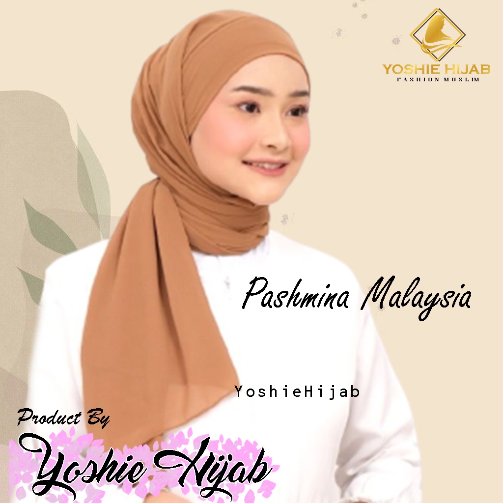 (PROMO) PASHMINA MELAYU 3in1 (180x75cm) | Pashmina instan bando | Pashmina Malaysia | PASHMINA MALAY