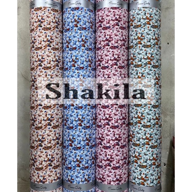 Kain Shakila Motif Liva Harga setengah meter