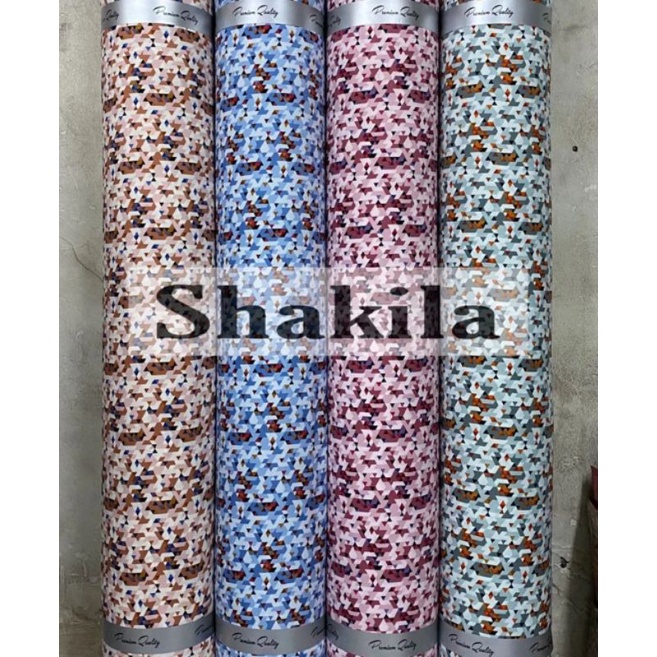 Kain Shakila Motif Liva Harga setengah meter