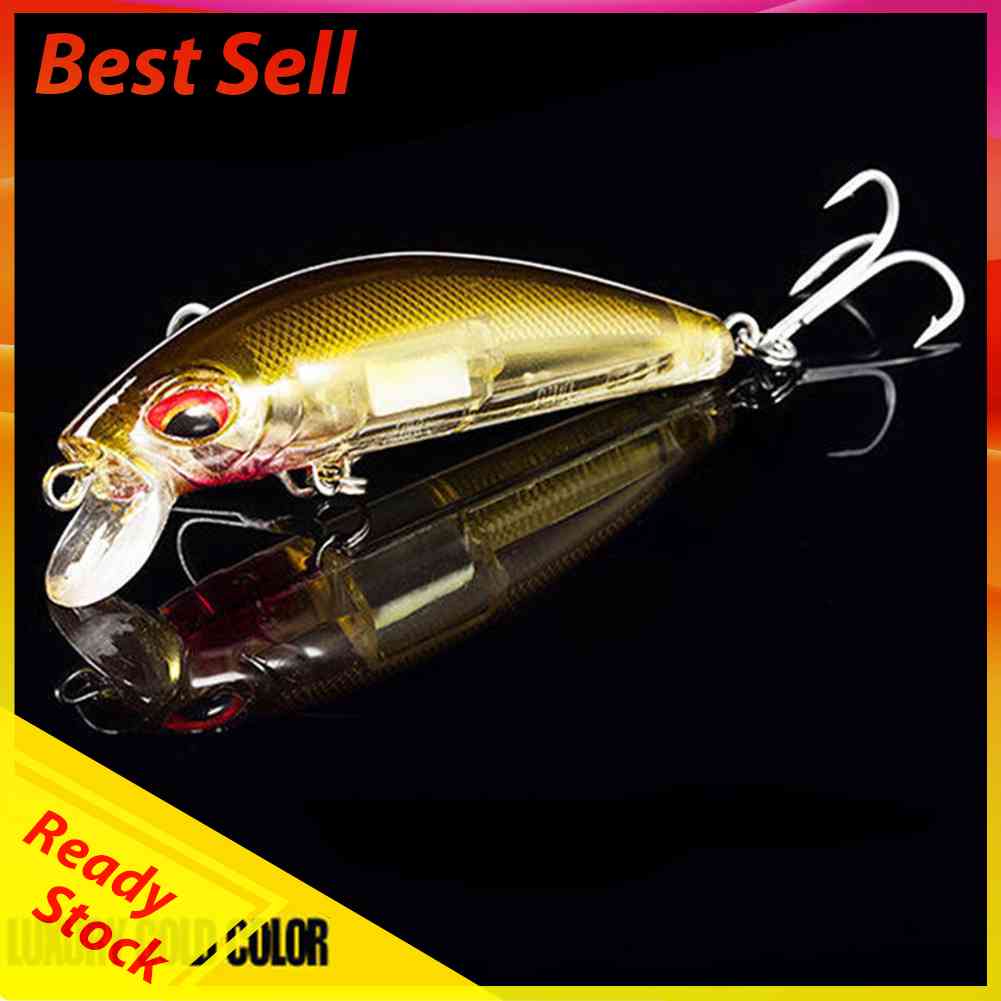 Luminous Fishing Bait 7cm 11g Artificial Crankbait Slow Sinking Sea Pesca Tackle