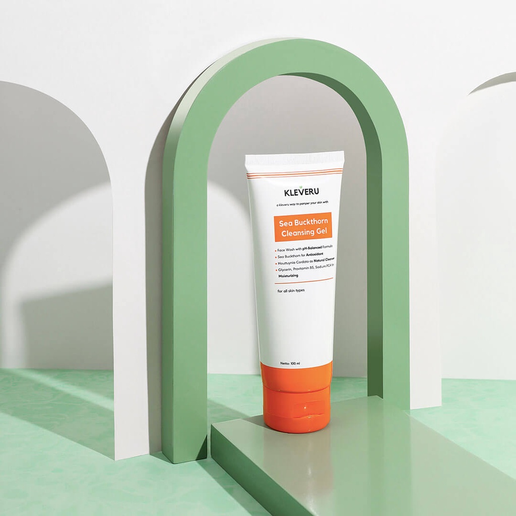 Jual KLEVERU Sea Buckthorn Cleansing Gel ( Face Wash ) Shopee Indonesia