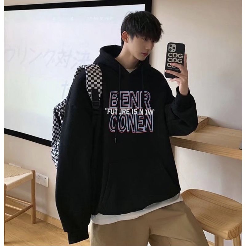 S - XXXXXL(6XL) Hoodie Korean Jumbo BENR CONEN FUTURE IS NOW Urban Style Hoodie BIGSIZE StreetWear Oversize Unisex