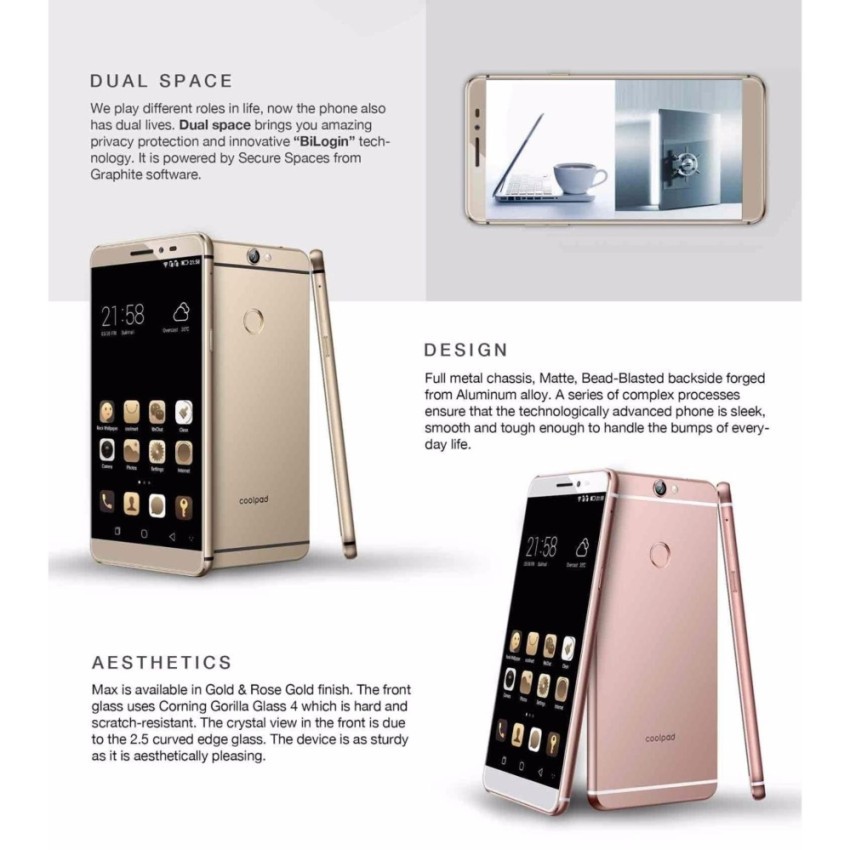 Coolpad Max A8 Ram 4gb 64 Gb Garansi Resmi Shopee Indonesia