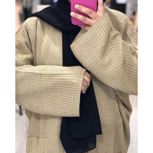 Cardigan Rajut Oversize