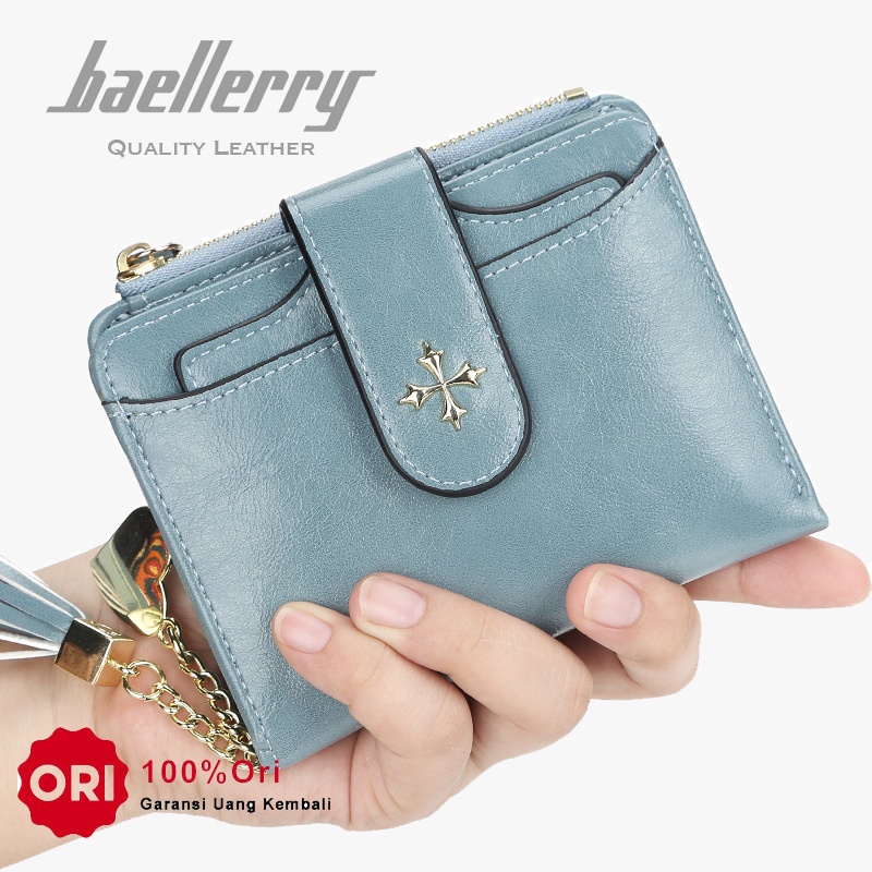 BAELLERRY N2342 Dompet Wanita Kecil Bahan Kulit PU Leather Premium WATCHKITE WKOS