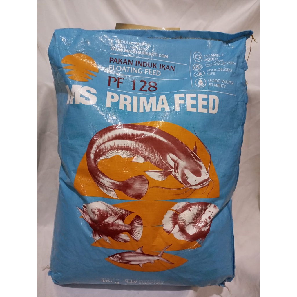 1 KG PF 128 PRIMA FEED PELET INDUKAN IKAN NILA LELE GURAME  PELET TELUR IKAN