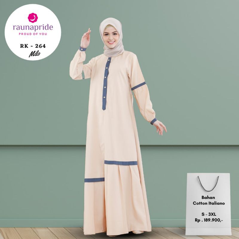 BISA COD - GAMIS RAUNA RK 261 RK 262 RK 263 RK 264 RK 265 RK 266 RK 267