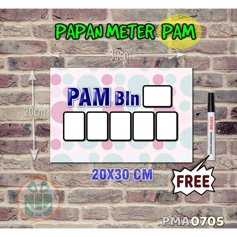 

SBC Papan Meter Listrik PLN PAM motif Unik - Pastel 05