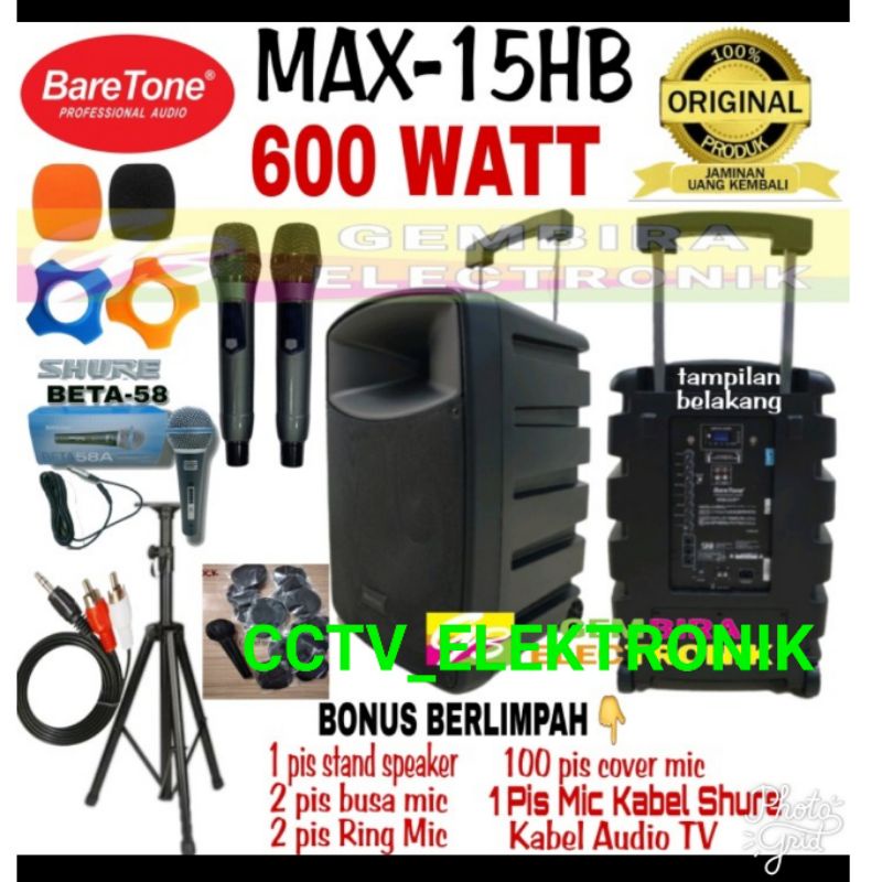 Jual Speaker Meeting Portable Baretone Max Bwr Blutooth Max Bwr