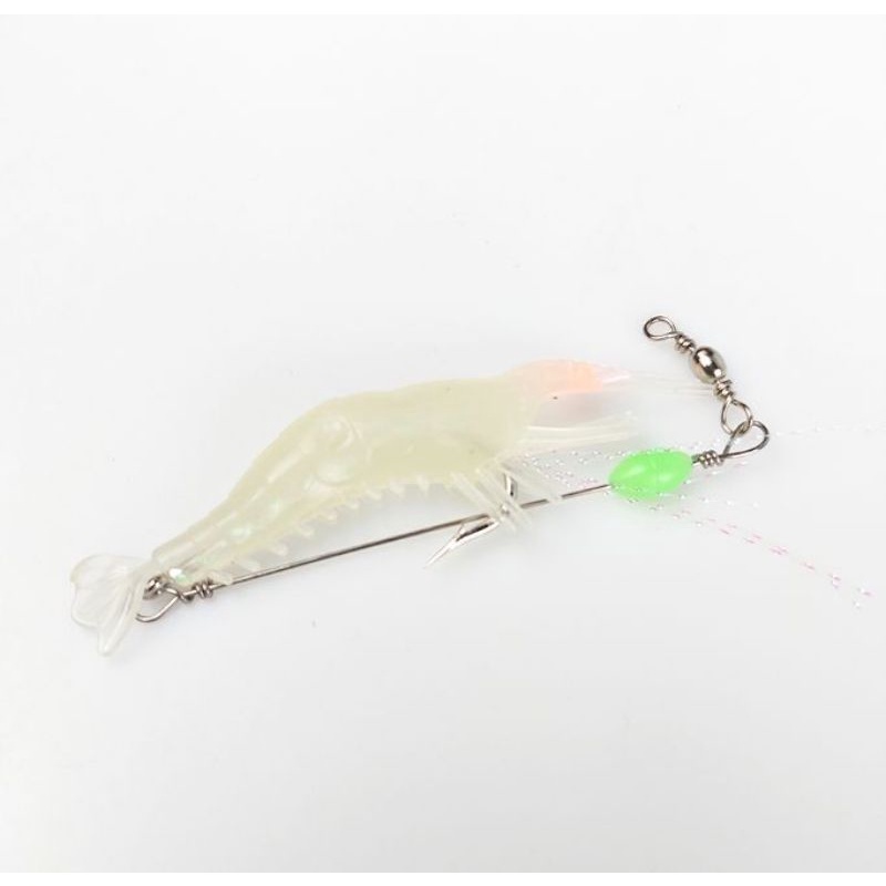 WDAIREN Umpan Pancing Udang Kecil Luminous Shrimp Soft Bait Lure