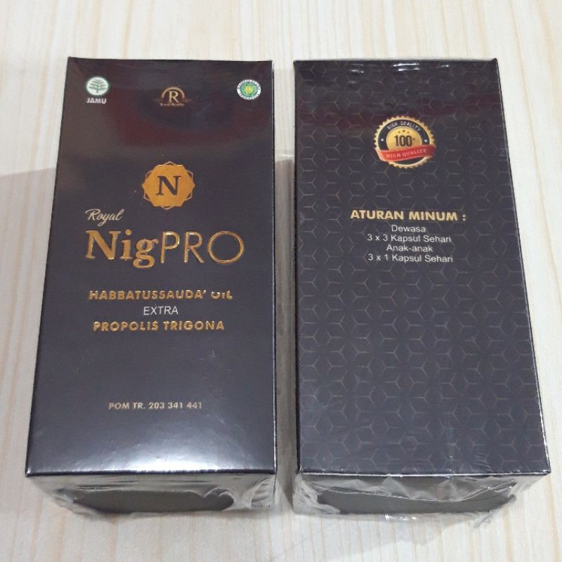 Royal NigPRO Isi 200 - Habbatussauda Extra Propolis Trigona - NigPRO Habbatussauda