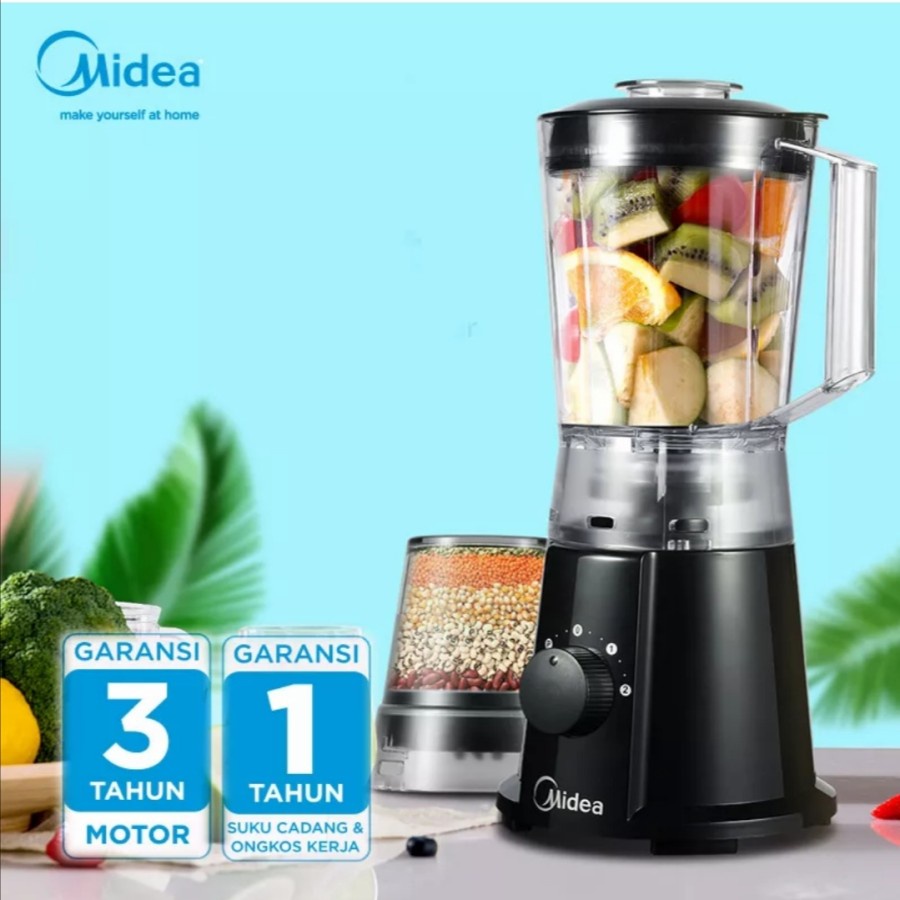 MIDEA BL 11975 BA Blender Plastik Blender Jus BL-11975 Hitam bagooess