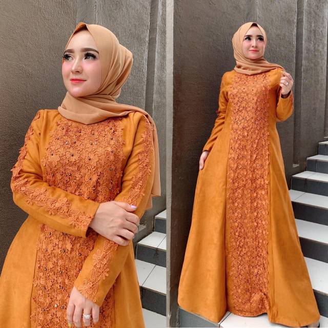 Gamis Suede by shellasaukia