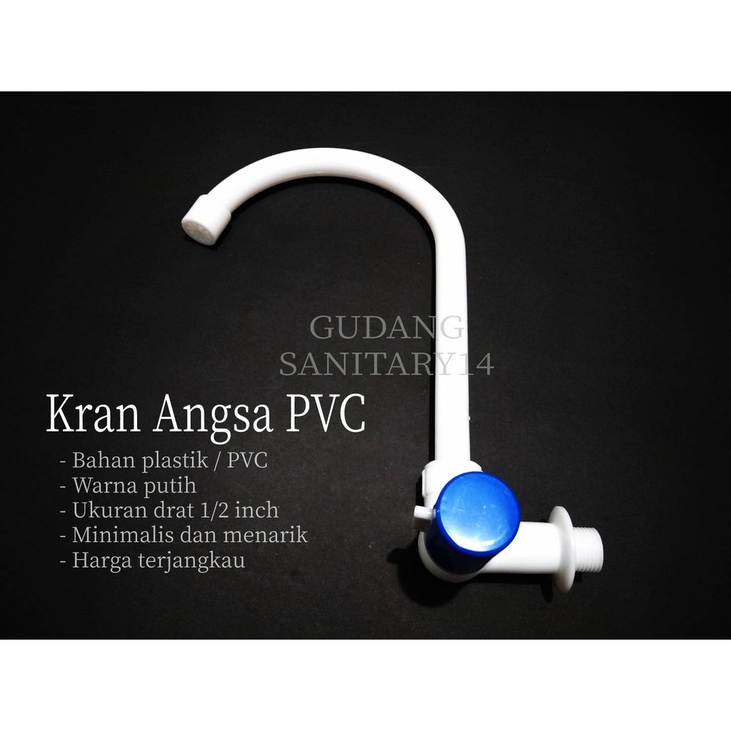 kran angsa cuci piring plastik kran air angsa wastafel kran air PVC murah