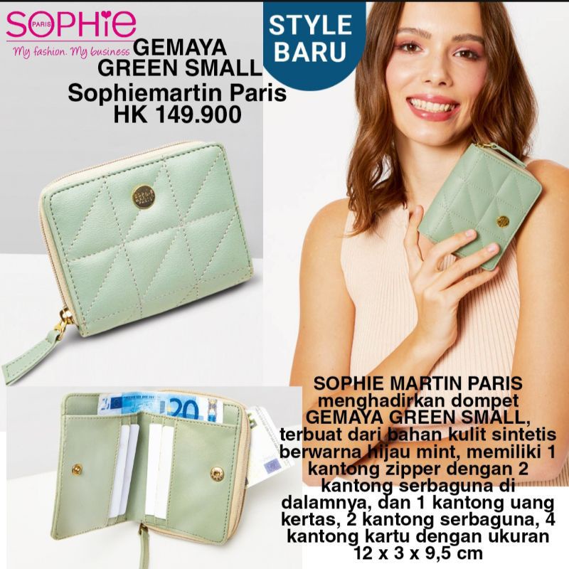 gemaya green sophie paris wallet