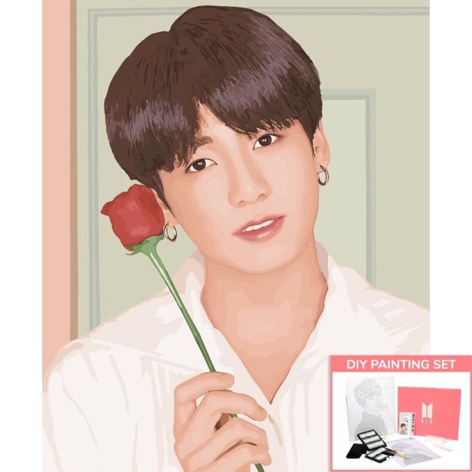 

PROMO BTS DIY Paintings Jung Kook - Do it Yourself Lukisan BTS/CAT AKRILIK SET/CAT AKRILIK SET 24 WARNA/CAT AKRILIK PASTEL/CAT AIR/CAT AIR LUKIS SET/CAT AIR GIOTTO/KUAS LUKIS 1 SET/KUAS LUKIS KECIL/KUAS LUKIS LENGKAP/KANVAS LUKIS/KANVAS LUKIS