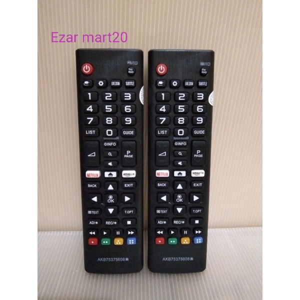 REMOTE TV LG UHD LCD/LED SMART TV Netflik AKB75375608