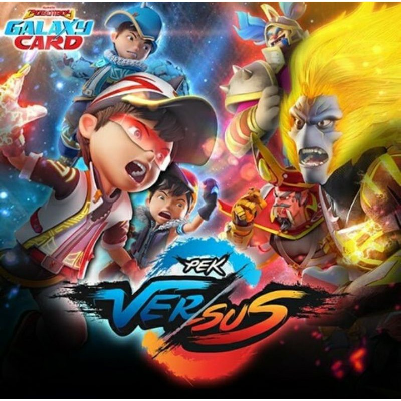 BoBoiBoy Galaxy Card Set : Pek Versus (54 Cards)