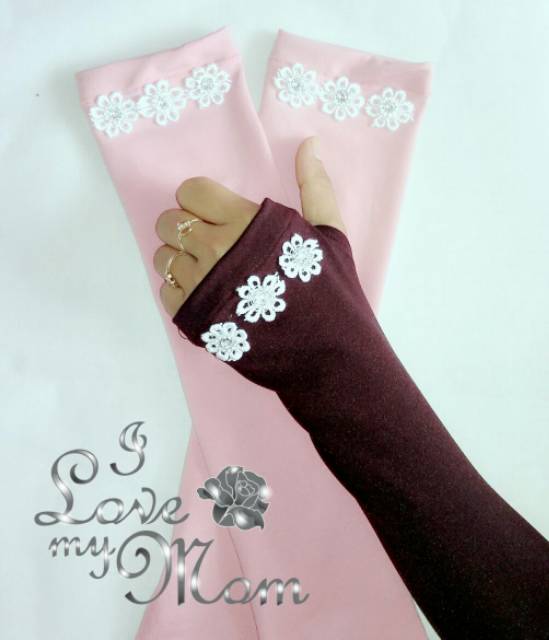 Hansock jempol flower.manset tangan