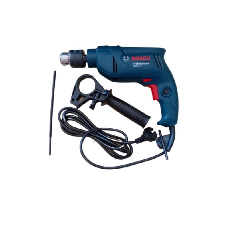 Mesin Impact Drill Bor Tangan Tembok Beton Bosch GSB 550 13MM Bosch