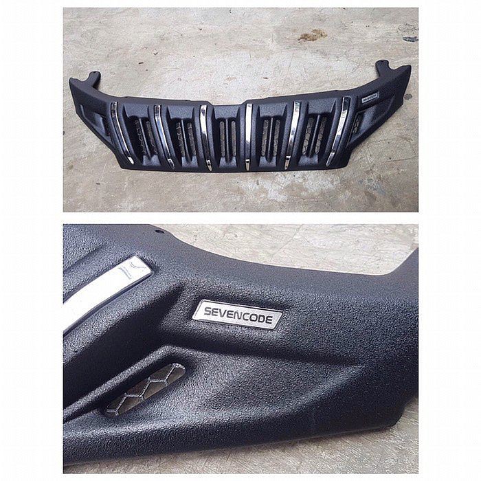 Grill / Apollo / Mitsubishi Xpander / Black Chrome / Hight Quality ABS 100% Sevencode