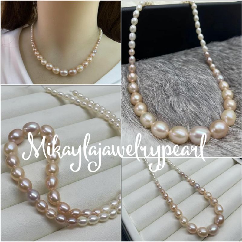kalung mutiara air tawar|Kalung mutiara lombok|kalung mutiara asli|Kalung pesta mutiara asli|kado