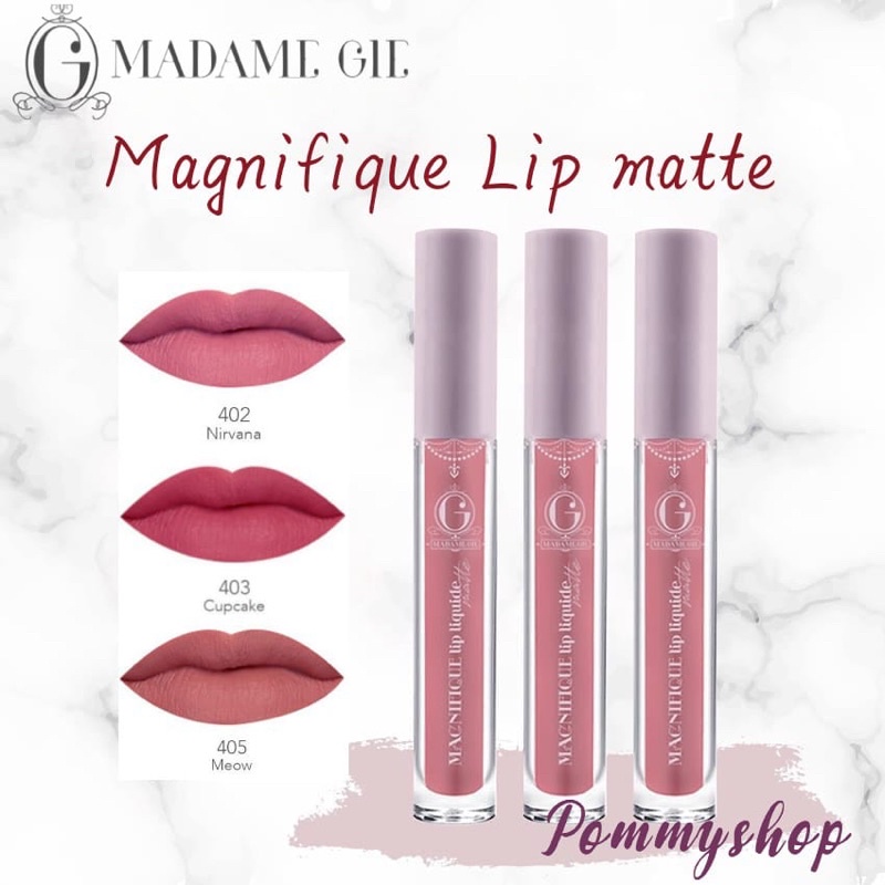 Madame Gie Magnifique Lip Liquide Matte Classic &amp; Nude