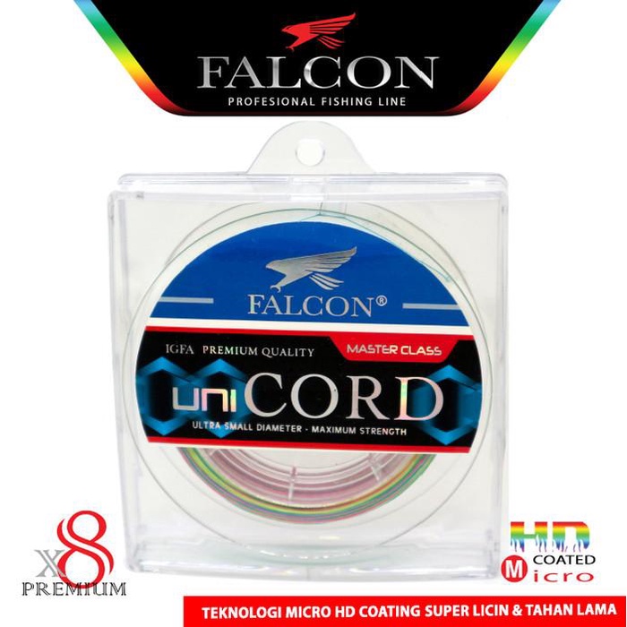 Strings Senar Benang Tali Pe X8 Falcon Uni Cord 300M Micro Pe