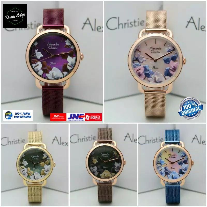 ALEXANDRE CHRISTIE,2852LH JAM TANGAN ALEXANDRE CHRISTIE ORIGINAL WANITA