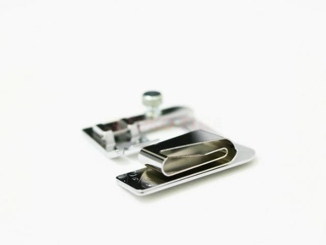 Sepatu Bias Binder/Rolled Hem Foot / Sepatu Jahit Bisban Isi untuk Mesin Jahit Portable