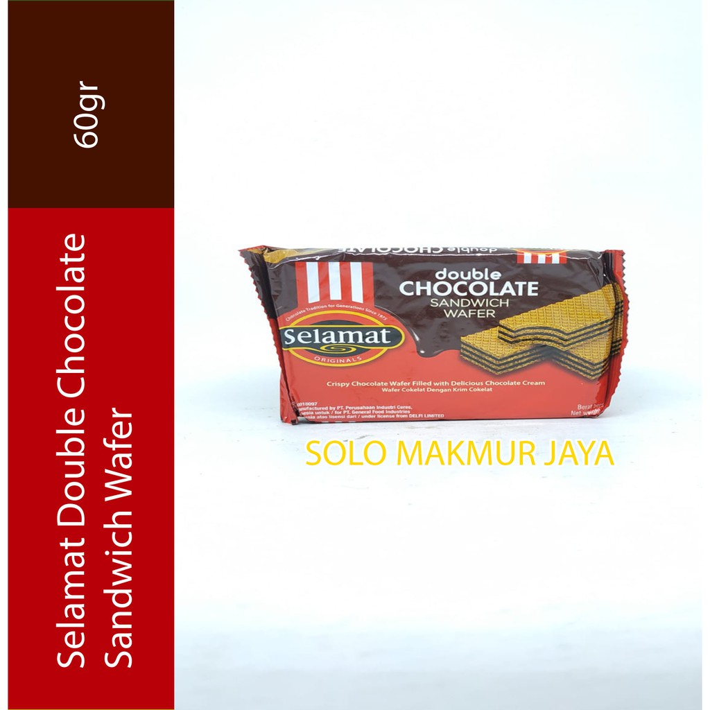 Selamat Double Chocolate Wafer 60g