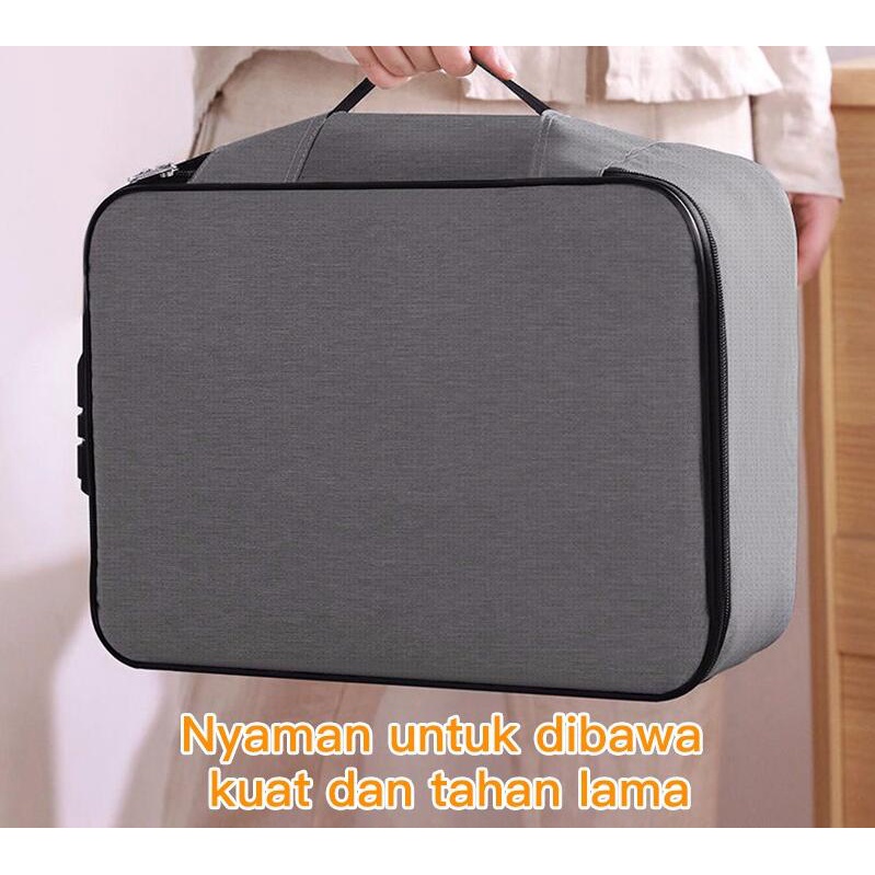 NEW Promosi besar Tas penyimpanan sertifikat tas dokumen bag Tempat dokumen penting Tas Multifungsi Stroge bag